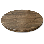 Стол журнальный c коричневой круглой столешницей на трех металлических ножках Charm Coffee Table варинант исполнения - 2 | Loft Concept в Кирове