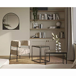 Зеркало круглое в металлической оправе Urban Style Space варинант исполнения - 1 | Loft Concept в Кирове