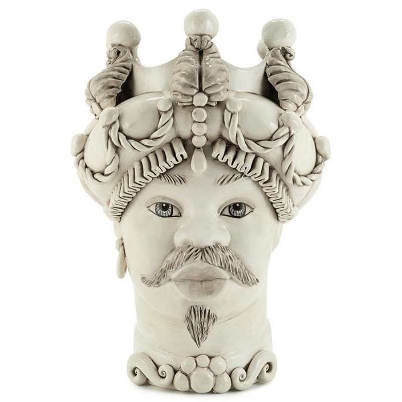 Ваза Vase Moro Man Baroque Neutral Бежевый Ваза Vase Moro Man Baroque Neutral Бежевый в Кирове | Loft Concept
