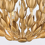 Люстра золотого цвета из множества металлических лепестков в форме тюльпанов Hinkley варинант исполнения - 5 | Loft Concept в Кирове