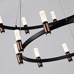 Люстра подвесная с двумя круглыми ярусами и цилиндрическими плафонами Arnaut Light варинант исполнения - 5 | Loft Concept в Кирове