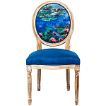 Стул из натурального бука с цветочным принтом Impressionism in Art варинант исполнения - 1 | Loft Concept в Кирове
