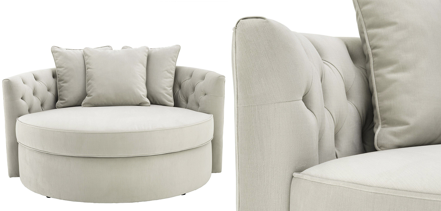 Диван Eichholtz Sofa Carlita Pebble grey Диван Eichholtz Sofa Carlita Pebble grey - Loft-Concept в Кирове