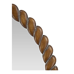 Зеркало с текстурной рамой из натурального дерева  Pine Wall Mirror варинант исполнения - 4 | Loft Concept в Кирове