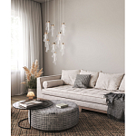 Люстра каскадная с 10-ю прозрачными плафонами Wave Line варинант исполнения - 12 | Loft Concept в Кирове