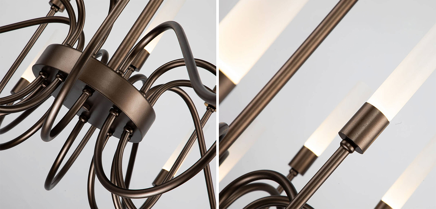 Люстра Faiber Brown Chandelier Люстра Faiber Brown Chandelier - Loft-Concept в Кирове