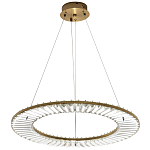 Кольцевая люстра с хрустальным декором Maude Crystal Chandelier варинант исполнения - 2 | Loft Concept в Кирове
