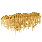 Люстра подвесная с металлическими дугами и длинными цепочками 115 см Atlantis Chain варинант исполнения - 1 | Loft Concept в Кирове