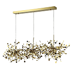 Люстра подвесная из трех частей с металлическими круглыми элементами Terzani Argent варинант исполнения - 3 | Loft Concept в Кирове