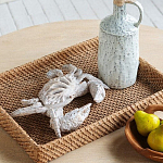 Статуэтка краб с детализированной текстурой в белом цвете Marine Accessories варинант исполнения - 6 | Loft Concept в Кирове