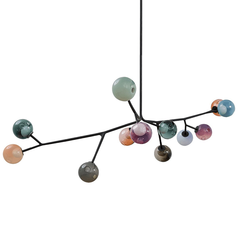 Люстра BOCCI 28 Armature Bespoke Chandelier Черный Мульти Люстра BOCCI 28 Armature Bespoke Chandelier Черный Мульти в Кирове | Loft Concept