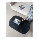 Столик кофейный черного цвета с овальной столешницей и круглым основанием Black Dalmen Table варинант исполнения - 9 | Loft Concept в Кирове