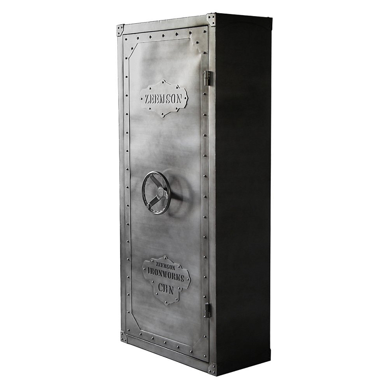 Шкаф Loft Safe 1 секция Серебряный Шкаф Loft Safe 1 секция Серебряный в Кирове | Loft Concept