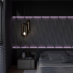 Гипсовая 3D Панель FLOCK варинант исполнения - 1 | Loft Concept в Кирове