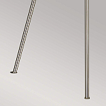 Торшер на трех тонких перекрещенных ножках с белым конусным абажуром из льна Feiss варинант исполнения - 8 | Loft Concept в Кирове