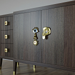 Большой Комод-буфет Elsa Dreams Walnut с ящиками варинант исполнения - 2 | Loft Concept в Кирове