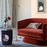 Приставной столик черного цвета AMORPHOUS варинант исполнения - 5 | Loft Concept в Кирове