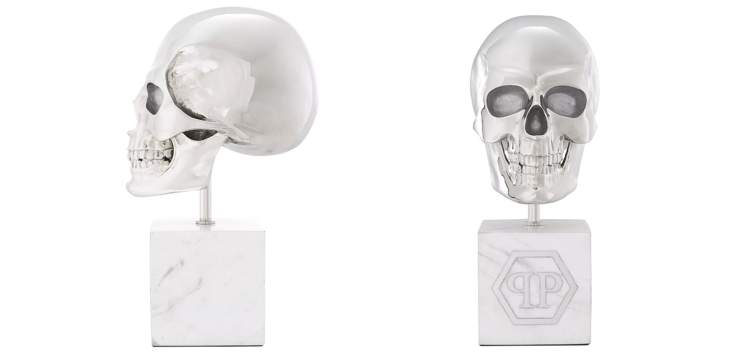 Статуэтка Philipp Plein Platinum Skull L Статуэтка Philipp Plein Platinum Skull L - Loft-Concept в Кирове