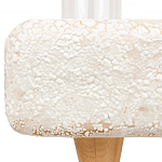 Керамический столик на деревянных ножках «Квадро» варинант исполнения - 5 | Loft Concept в Кирове