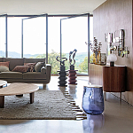 Фигурный приставной столик черного цвета AMORPHOUS варинант исполнения - 7 | Loft Concept в Кирове