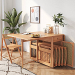 Обеденный стол раскладной из дерева Astiс Table варинант исполнения - 2 | Loft Concept в Кирове