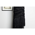 Напольная лампа черная с текстильными элементами "ЯРВИ" варинант исполнения - 4 | Loft Concept в Кирове