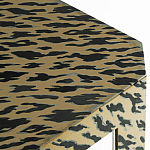 Дизайнерский кофейный стол с рисунком леопард Neytiri Beige Leopard варинант исполнения - 2 | Loft Concept в Кирове