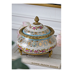 Шкатулка фарфоровая с цветочной росписью Eden Garden варинант исполнения - 5 | Loft Concept в Кирове