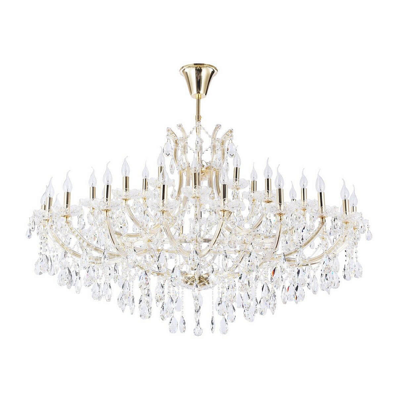 Люстра Pasquale Chandelier 35 Золотой Прозрачный Люстра Pasquale Chandelier 35 Золотой Прозрачный в Кирове | Loft Concept