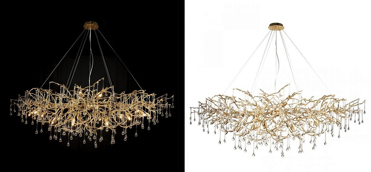 Люстра Crystal Drops bright Gold Люстра Crystal Drops bright Gold - Loft-Concept в Кирове