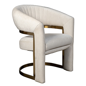 Полукресло Valbonne Chair cream velour