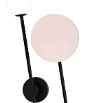 Бра с шарообразным плафоном и зеркальным круглым элементом Lunar Echo варинант исполнения - 1 | Loft Concept в Кирове