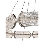 Люстра с 2-мя кольцами с текстурным природным рисунком IceFlame варинант исполнения - 7 | Loft Concept в Кирове