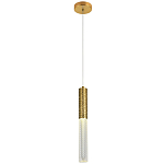 Подвесной светильник латунь Dew Drops Tube Brass Hanging Lamp варинант исполнения - 2 | Loft Concept в Кирове