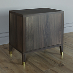 Тумба прикроватная с двумя ящиками Elsa Dreams Walnut варинант исполнения - 4 | Loft Concept в Кирове