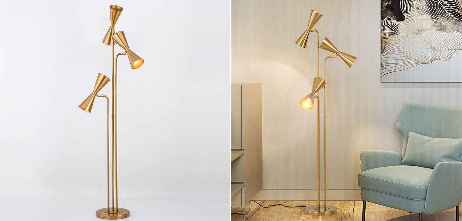 Торшер Sigourney Floor Lamp Торшер Sigourney Floor Lamp - Loft-Concept в Кирове