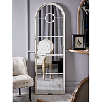 Зеркало-окно с арочным силуэтом в венецианском стиле Venetian White Mirror варинант исполнения - 4 | Loft Concept в Кирове
