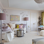 Обои ручная роспись Bamboo Special Colourway on Natural Mica metallic silk варинант исполнения - 2 | Loft Concept в Кирове