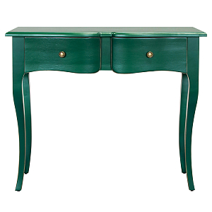 Консоль с выдвижными ящиками Colorfy Green