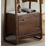 Вешалка деревянная с 2- мя ящиками Moon Walnut Furniture варинант исполнения - 7 | Loft Concept в Кирове