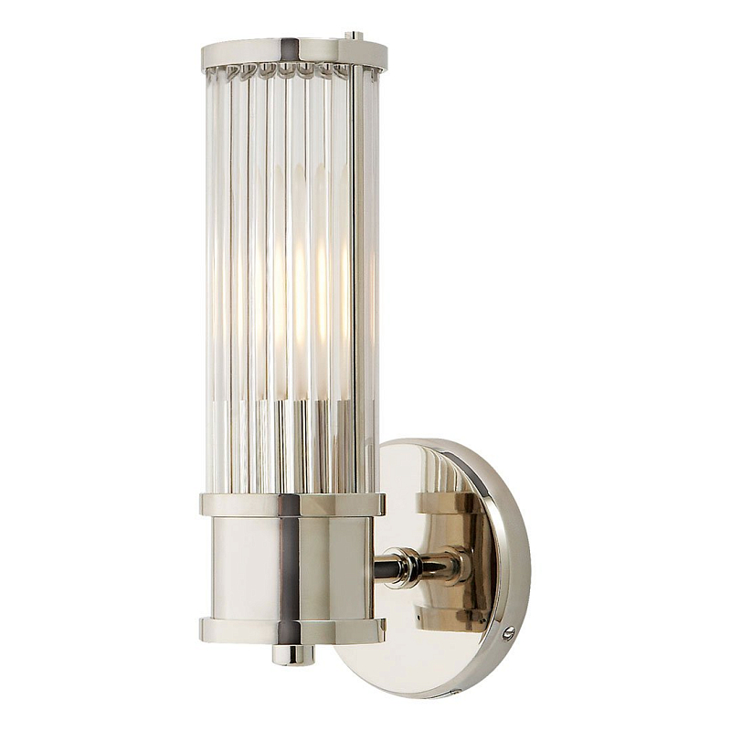 Ralph Lauren Бра Allen Single Sconce Хром Прозрачный (Transparent) Ralph Lauren Бра Allen Single Sconce Хром Прозрачный (Transparent) в Кирове | Loft Concept