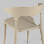 Бежевый стул из прочного PP-пластика JORIS варинант исполнения - 6 | Loft Concept в Кирове