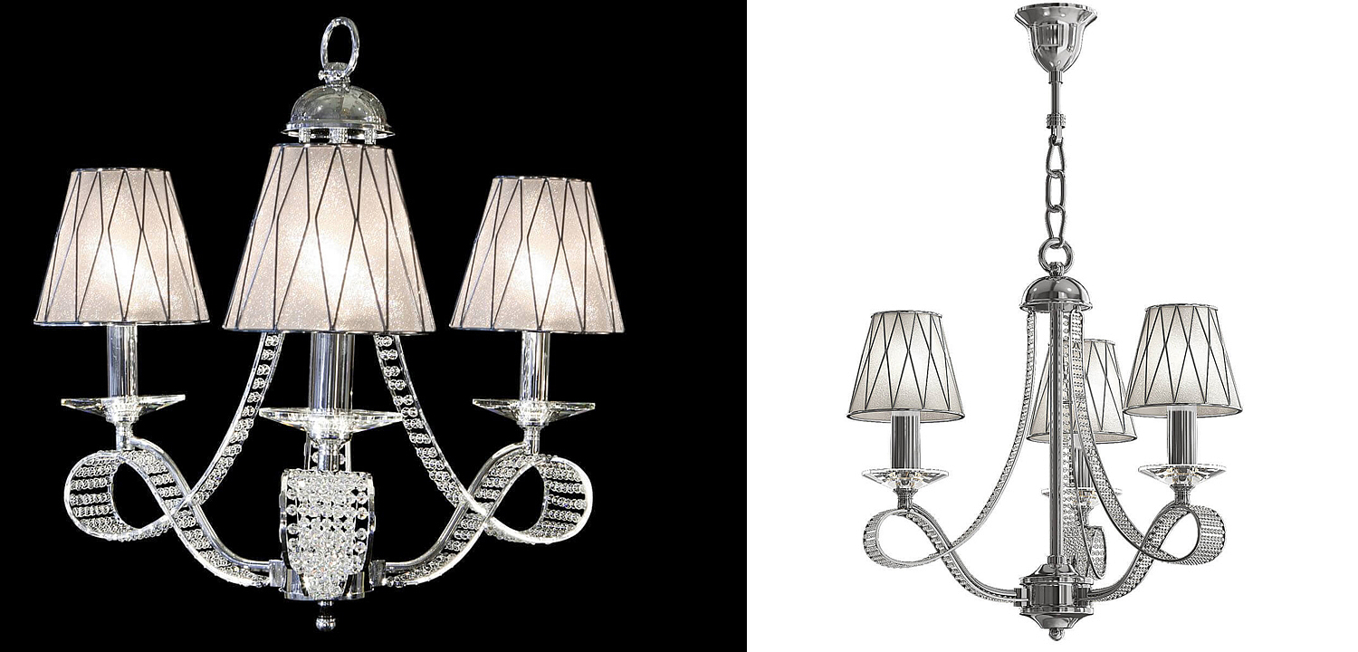 Люстра Franseza Chandelier chrome 52 Люстра Franseza Chandelier chrome 52 - Loft-Concept в Кирове