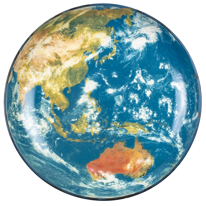 Блюдо Seletti Earth Asia Черный Синий Бежевый Блюдо Seletti Earth Asia Черный Синий Бежевый в Кирове | Loft Concept