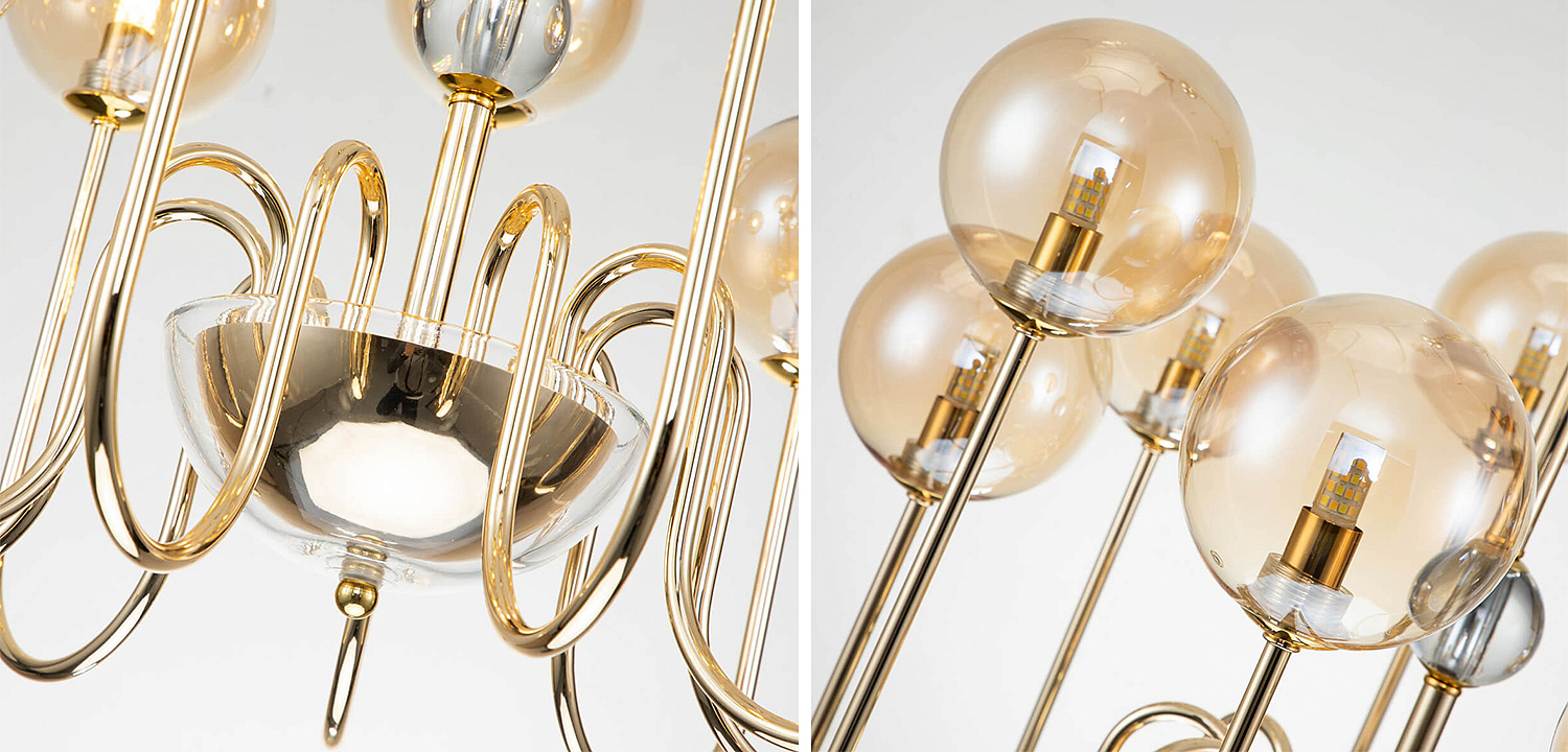 Люстра Sheiry Glass Ball Chandelier 9 Люстра Sheiry Glass Ball Chandelier 9 - Loft-Concept в Кирове