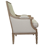 Кресло William Classical Armchair beige flax варинант исполнения - 1 | Loft Concept в Кирове