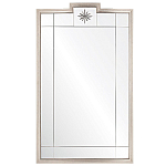 Зеркало в  серебряной раме с узорчатым геометрическим орнаментом Repulse варинант исполнения - 1 | Loft Concept в Кирове