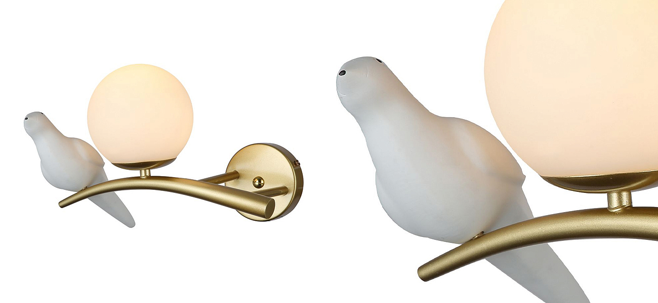 Бра с белой птицей Provence Bird - Loft-Concept в Кирове