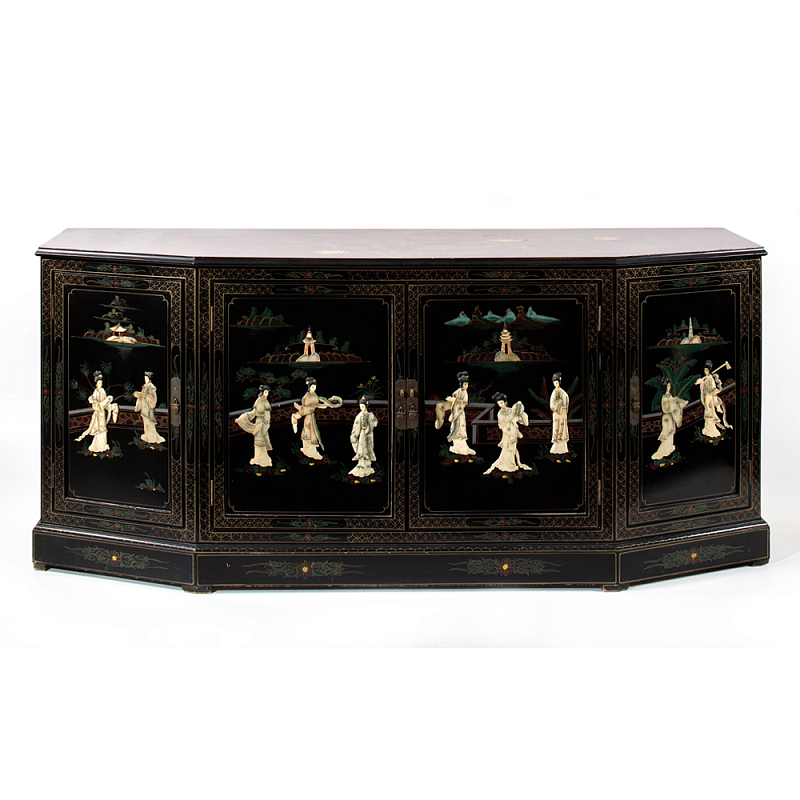 Комод в китайском стиле Chinese Black Chest of Drawers Нидерланды Мульти Черный Комод в китайском стиле Chinese Black Chest of Drawers Нидерланды Мульти Черный в Кирове | Loft Concept
