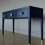 Дизайнерский Письменный стол Elsa Dreams Blue с тремя ящиками варинант исполнения - 2 | Loft Concept в Кирове